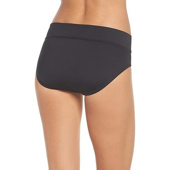 MSRP $48 Nike Womens Hipster Active Swim Bottom Separates Black Size XL - Picture 2 of 2